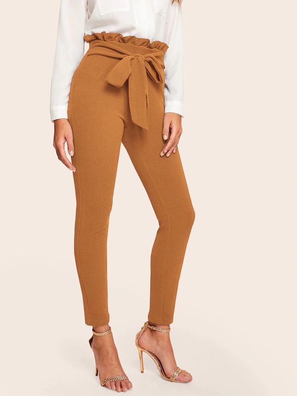High waisted skinny dress pants discount