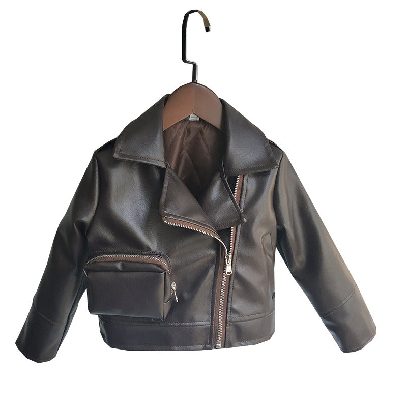 GV Bailey Faux Leather toddler/boys'/girls' jacket  GVCouture   