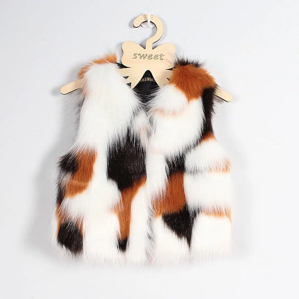 GV Elizabeth Faux Fur Vest