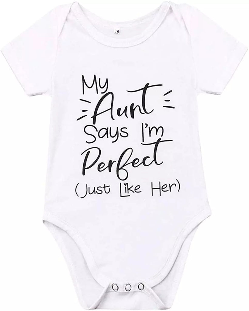 GV Perfect Like My Aunt Onesie onesies GVCouture   