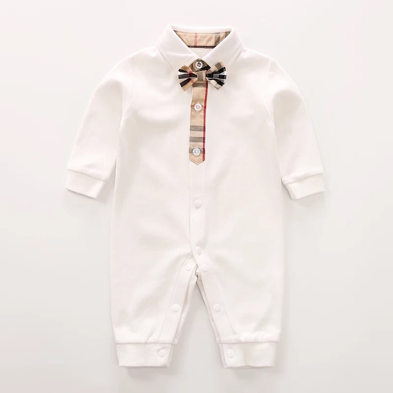 GV Designer Inspired Bow tie Onesie