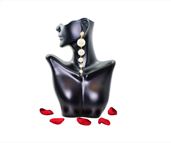 GV Dropping Pearls Earrings