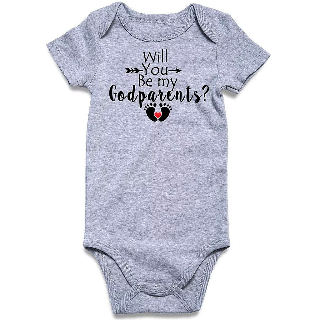 GV Will you be my Godparents? Onesie onesies GVCouture   