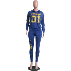 GV Women's Casual Long Sleeve Girls Clothing Sets Tracksuit Women's Hoodies Sweatshirts Suit Fall Two Piece Pants Set Gym Outfits For Women  GVCouture   