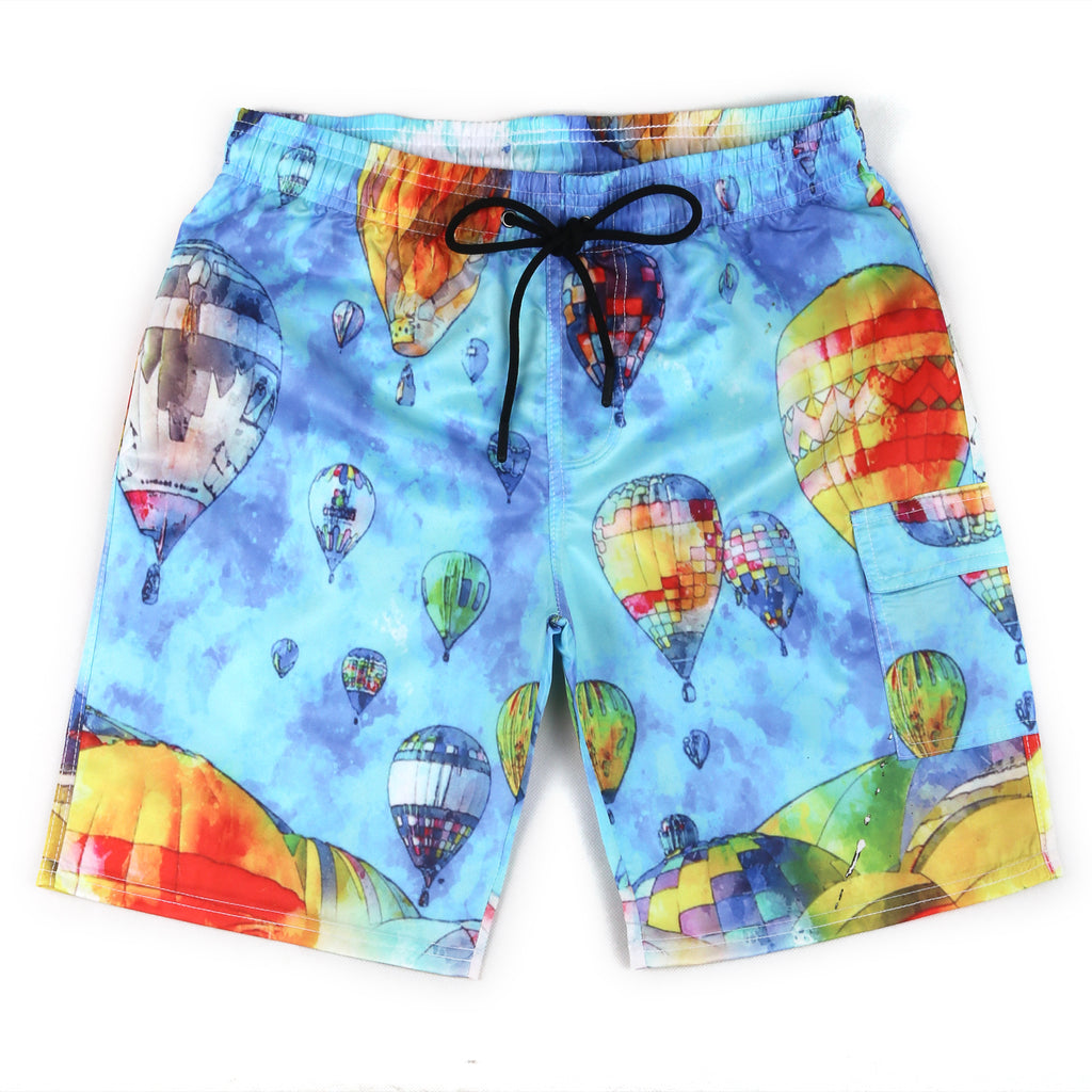 GV Boys Swimsuit Quick Dry Child Board Shorts For Kids  GVCouture S Dark blue 