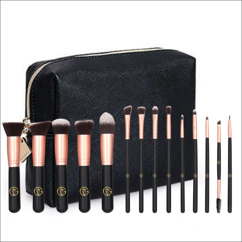 GV high quality 14 piece make-up brush set  GVCouture   