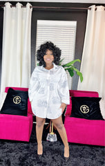 GV waist Accentuating shirt dress dress GVCouture XS Newspaper 