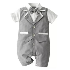 GV Johnathan Toddler/Boys onesie w/ bow tie Blazers, Boys Sets GVCouture   