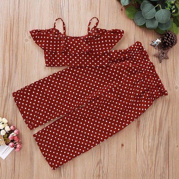 GV Sarah Toddler/Girls Crop Top Set